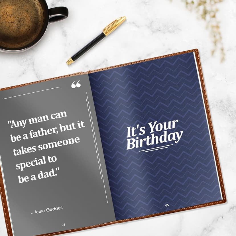 Gifts for Dad from Daughter, Son - Personalized Father's Day Gifts for dad, Husband, Men - Dads Birthday Gift Ideas, Birthday gifts for dads - Dad Story Book to Fill Out, Dads Guided Journal Life Story