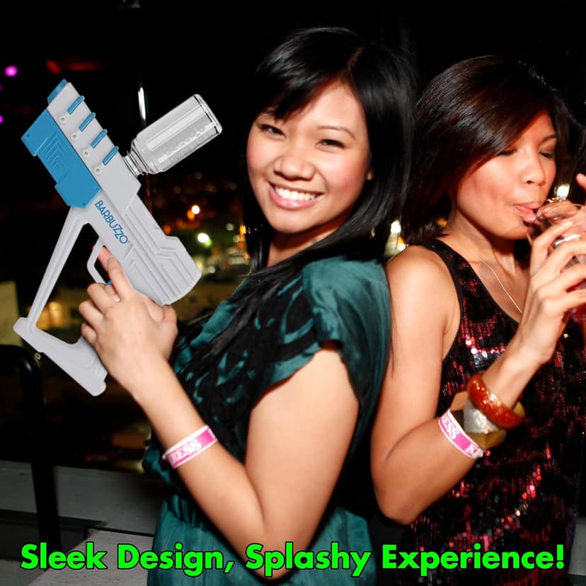 Funwares 6oz Party Drink Dispenser – Food-Safe Shot Glass-Style Sprayer for Adults, Leak-Resistant, Mess-Free Fun for Pool Parties, Tailgates, and White Elephant Gifting