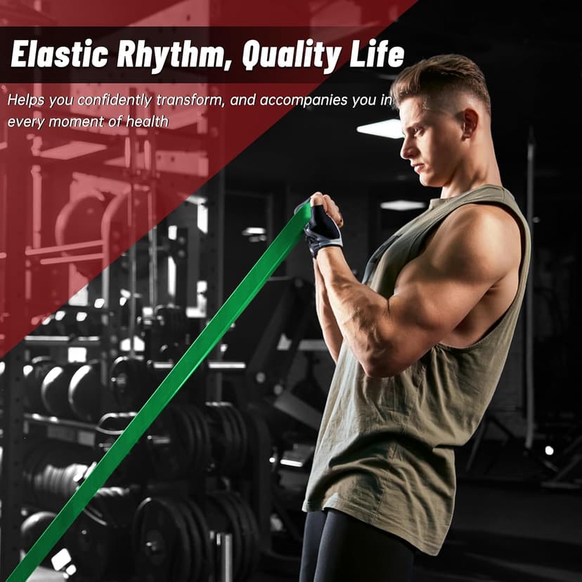 Pull Up Assistance Bands, 5-Level Resistance Bands for Working Out, Pull Up Bands for Men & Women, Exercise Bands for Full-Body Training, Fitness, Physical Therapy, Stretch Workout Bands at Home, Gym