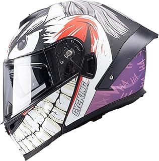 Modular Motorcycle Helmet, Flip Up Full Face Helmet with Dual Visor & Smoked Sunshield, DOT Approved Street Bike Helmet for Men & Women, Quick Release Buckle, Removable Washable Liner
