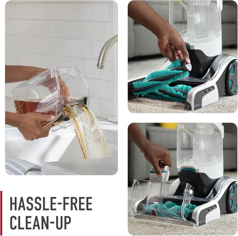 Hoover SmartWash+ Automatic Carpet Cleaner Machine for Carpet and Upholstery, Deep Cleaning Carpet Shampooer Machine, Pair with a Hoover Carpet Cleaner Solution for a Bright, Refreshed Home