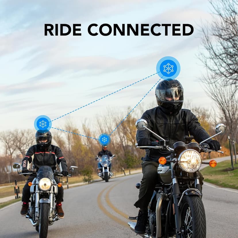 Sena Phantom and ANC Full Face Smart Motorcycle Helmet with Integrated Communications, LED Lighting, and 2nd Generation Sound by Harman Kardon