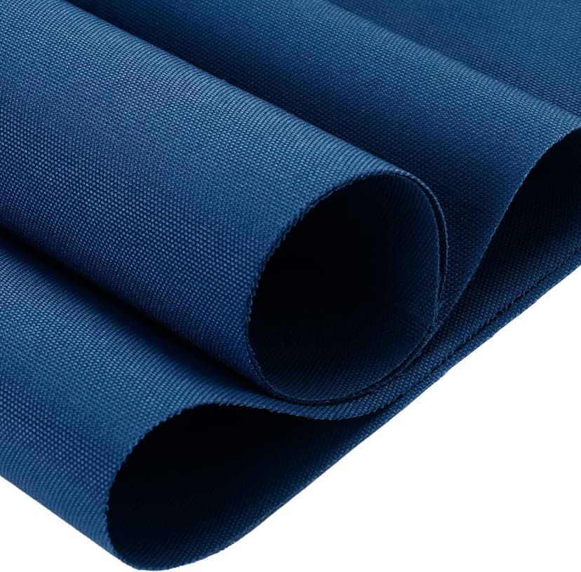 Thickened Waterproof Canvas Fabric by The Yard, 1200D 58" W Outdoor Upholstery Material Heavy Duty Fabric Water Resistant Sewing Material for Chair Patio Cushion Purse Bag, 1 Yard Ocean Blue