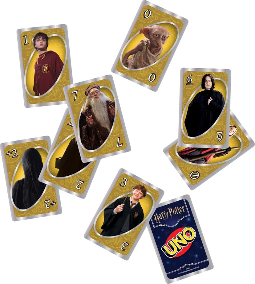 Movie-Themed Deck & Special Sorting Hat Rule for Kids, Teens & Family Game Night for 2-10 Players Mattel Games UNO Harry Potter Card Game with Storage Tin, Ages 7+ B07KSHBB36