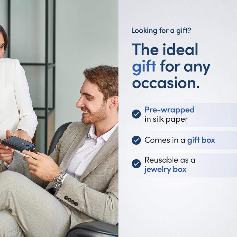 TRAVANDO AirTag* Wallet Mens Wallet with Money Clip Air Tag Wallet Card Holder RFID Blocking Bifold Gifts for Men