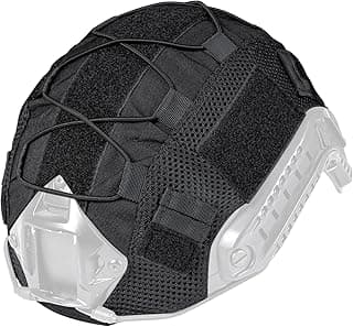 IDOGEAR Tactical Helmet Cover for Fast Helmet camo Helmet Cover for Airsoft Helmet in Size M/L, Military Paintball Hunting Shooting Gear - 500D Nylon - Without Helmet