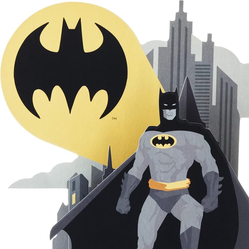 Hallmark Batman Pop Up Birthday Card for Him (Heroic Day) Paper Wonder 3D Card