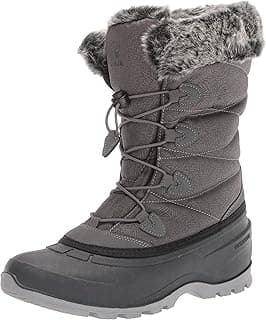 Kamik Momentum 3 Snow Boots for Women - Waterproof Boots - Insulated Winter Shoes for Women - Deep-Lug Traction Winter Shoes - -40°F Temperature Rating - Bungee Lacing System