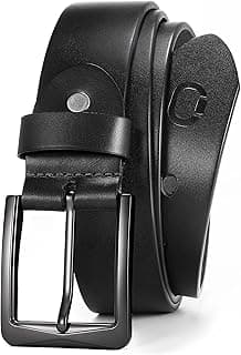 CHAOREN 1.5" Mens Belts Leather - Italian Full Grain Leather Belts - Ideal for Casul Jeans & Work Wear