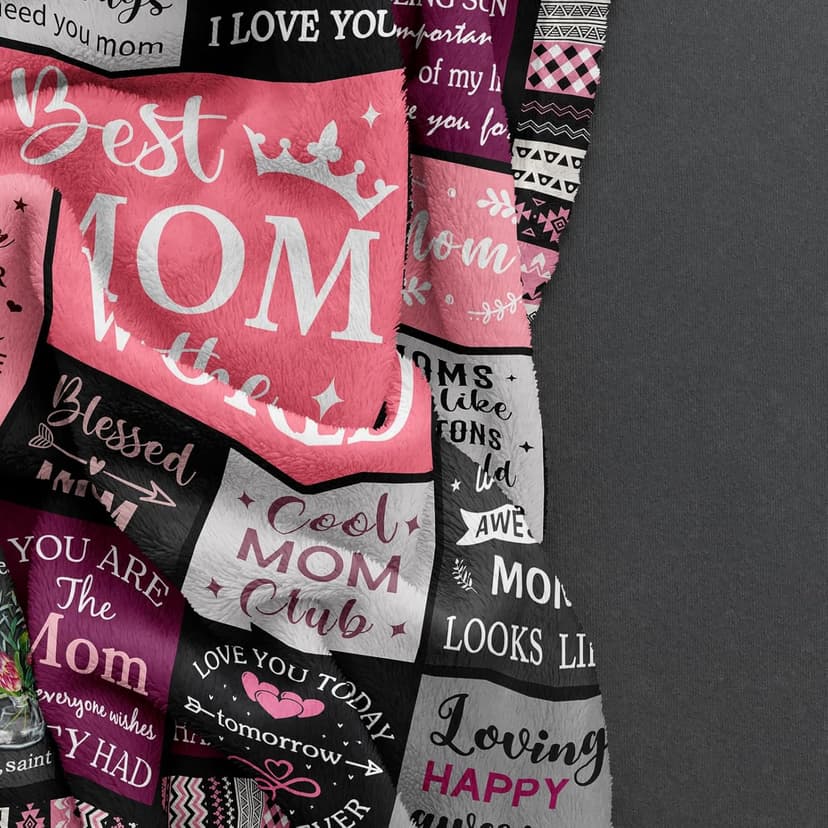 Gifts for Mom, Mom Birthday Gifts, Mom Gifts, Birthday Gift for Mom, Gifts for Moms from Daughter Son, Mama Mother Gifts, Best Mom Ever Gift, Valentines/Mothers Day to My Mom Blanket 60” x 50”