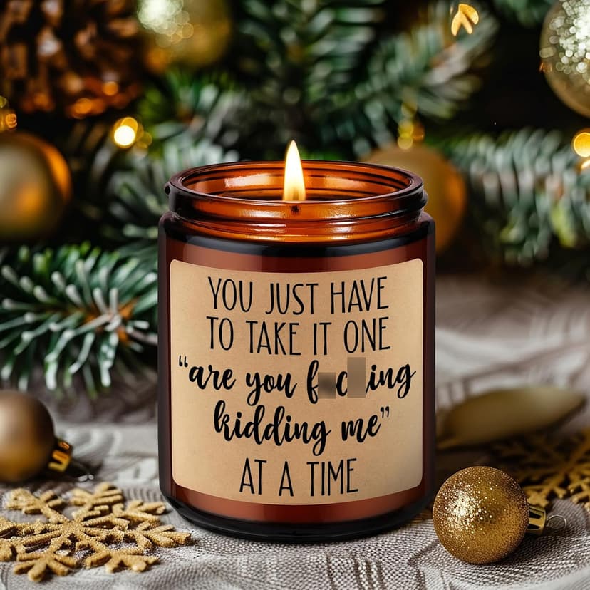 Christmas, Funny Birthday Gifts for Coworkers, Best Friend, Employee, Boss, Female, Male, Woman, Cool Sarcastic Work Ideas LEADO Candles, Boss Lady, Coworker Gifts for Women, Men - Bosses Day Gifts B08SPYC6RX