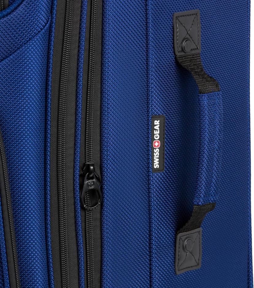SwissGear Sion Softside Expandable Luggage, Blue, 2-Piece Set (21/29)
