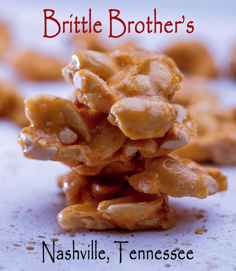 Brittle Brothers Variety Gift Set : 4-8 oz. Box Pack Voted #1 Peanut Cashew Pecan Bacon Corporate Candy Snack Birthday Sampler Christmas Mother Father