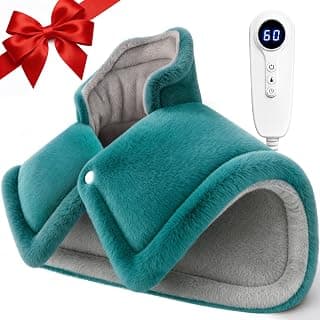 Electric Weighted Heat Pads for Cramps, Mothers Day Mom Gifts for Wife from Daughter, Fathers Day Dad Gifts for Husband IZZUBIZ Heating Pad for Neck Shoulders Back, Gifts for Women Men Christmas B0C6LLW91G