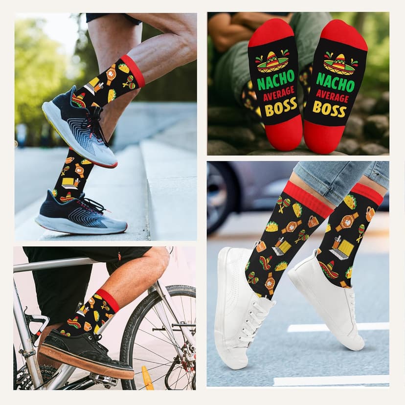 ZAGKOO Gifts for Teachers, Nurses, Bosses, Coaches - Funny Novelty Socks for Men, Women - Christmas, Thank You Gift Ideas