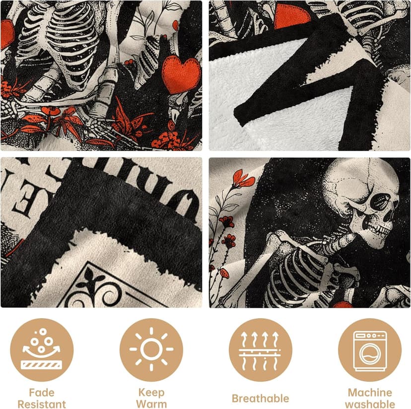 Gifts for Him Her, Wedding Anniversary Blanket for Women Men, Birthday Gifts for Boyfriend Girlfriend, I Love You Gift, Engagement, Wedding Gift for Wife, Husband, Couple, 60"X50"