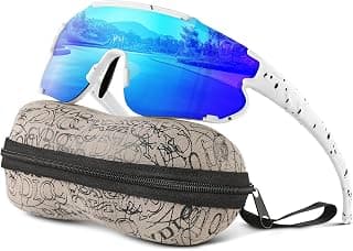 Kids Baseball Polarized Sunglasses: Sports Sunglasses for Boys Girls 3-12 Youth Sun Glasses for Cycling Running B0DB7QJYL4