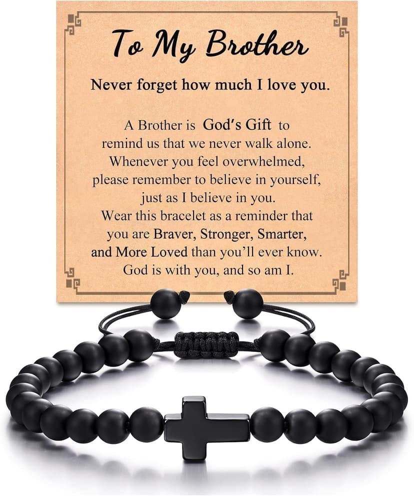 Gift for Easter, Christmas, Birthday, Valentines Day ... Tarsus Cross Bracelet for Men Teens, Fashion Jewelry Christian Gifts B0FNM7D3ZP