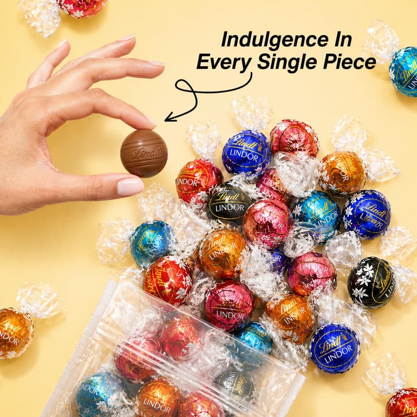 Assorted Chocolate Truffles, 60 Count, 5-8 Flavors (Flavors May Vary) – Milk & Dark Chocolate Candy, Gourmet Fine Chocolate, Gift Box, Basket Filler, Gift Arrangement Essential B0GXC8CBFM