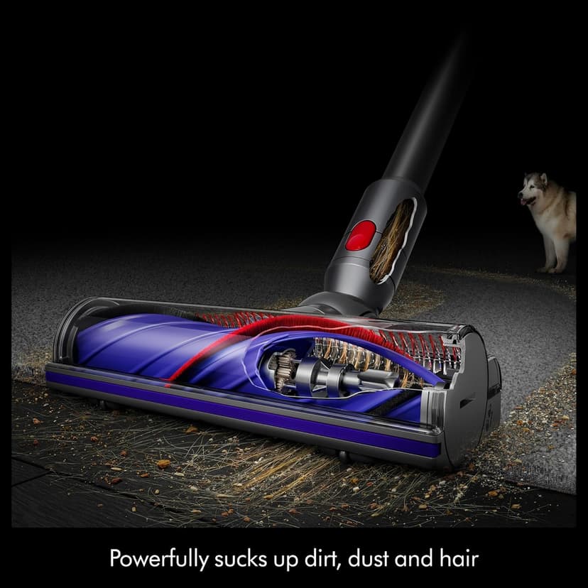 Dyson V9 Motorbar Cordless Vacuum, Cleans Hard Floors and Carpets, Detangles, Converts to Handheld, 100AW, 3 Power Modes, Up to 40 Minutes¹