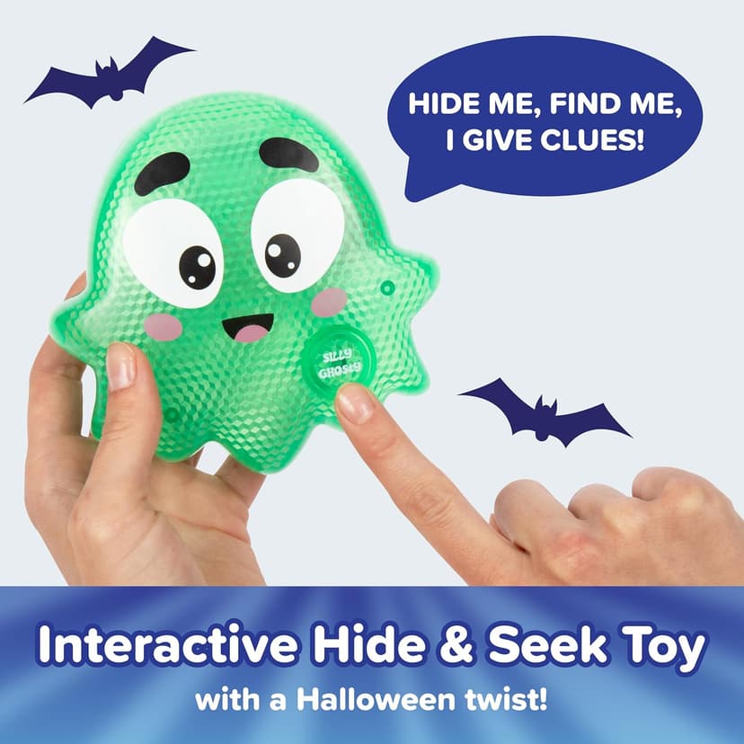 Silly Poopy & Friends™ Hide & Seek Ghost™ by Relatable, The Kid-Friendly Hide & Seek Game, Great Toddler Toys for Learning & Play, Fun Toddler Halloween Toys and Kids Halloween Games