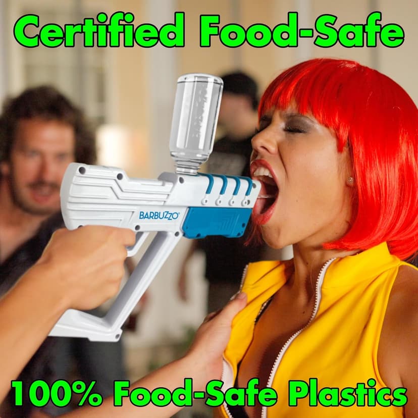 Funwares 6oz Party Drink Dispenser – Food-Safe Shot Glass-Style Sprayer for Adults, Leak-Resistant, Mess-Free Fun for Pool Parties, Tailgates, and White Elephant Gifting