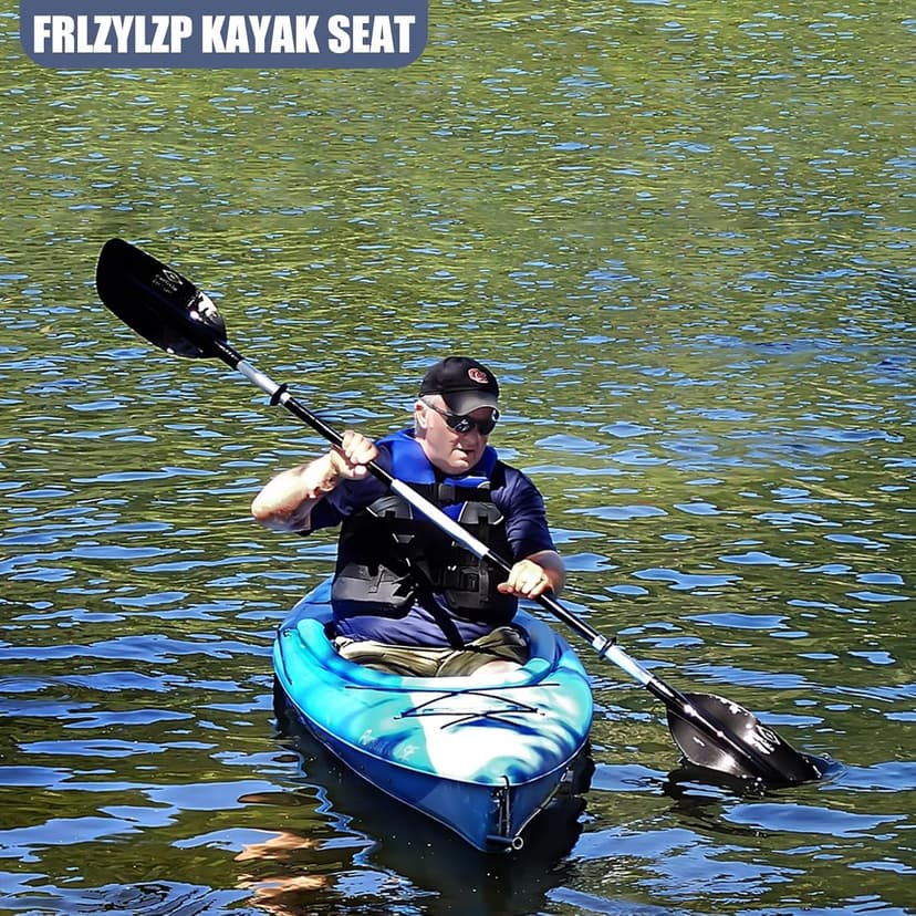 Thickened Kayak Seats - Premium Shockproof Seats with Back Support for Kayaking, Canoeing, Fishing, Paddle Boarding - Comfort, Versatility and Extra Storage