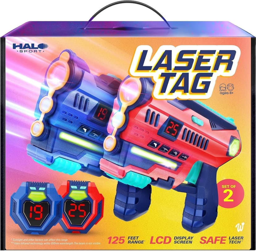 Toys for Boys Ages 8-12 Years - Teens Boys Toys Age 8-10 Years Gift - Lazer Tag Guns & Vests Laser Tag Set of 2 - Gifts for 8 9 10 11 12 13 Year Old Boy Gifts Birthday B0FQ7BKVF1