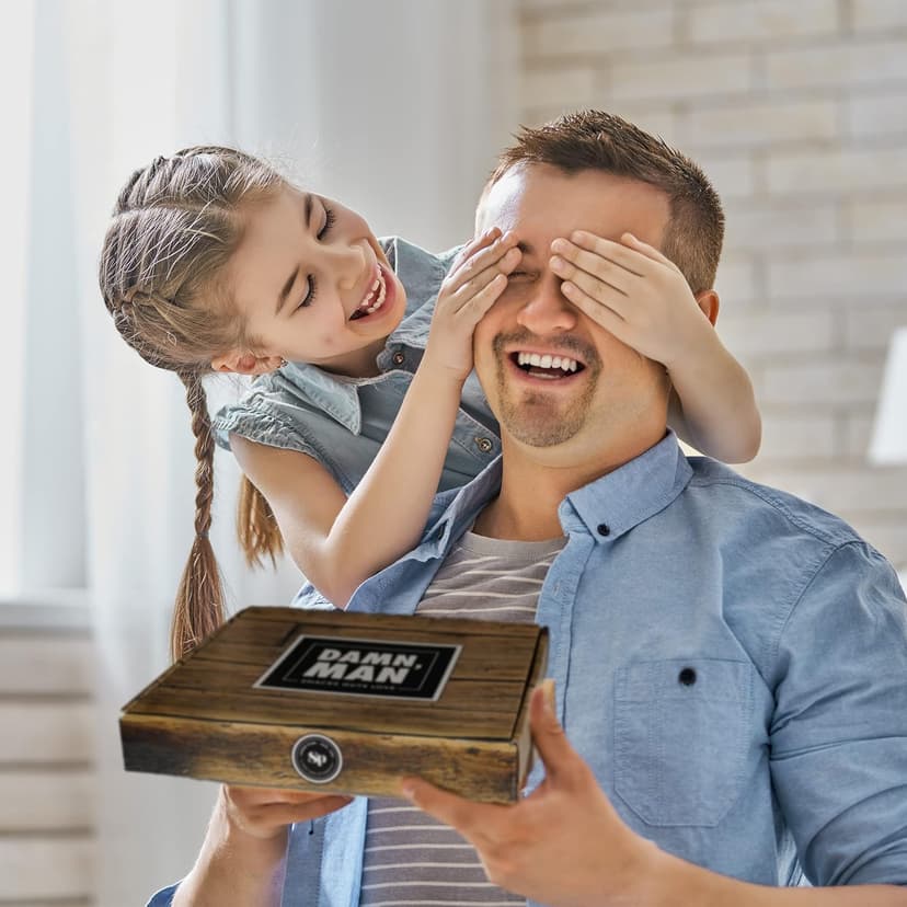 Beef Jerky Gift Basket for Men - Fathers Day, Birthday Gift for Men, Dad - Includes Exotic Jerky Snacks, Alligator, Venison, Boar, Gourmet Nuts, Beef Stick Food Gifts