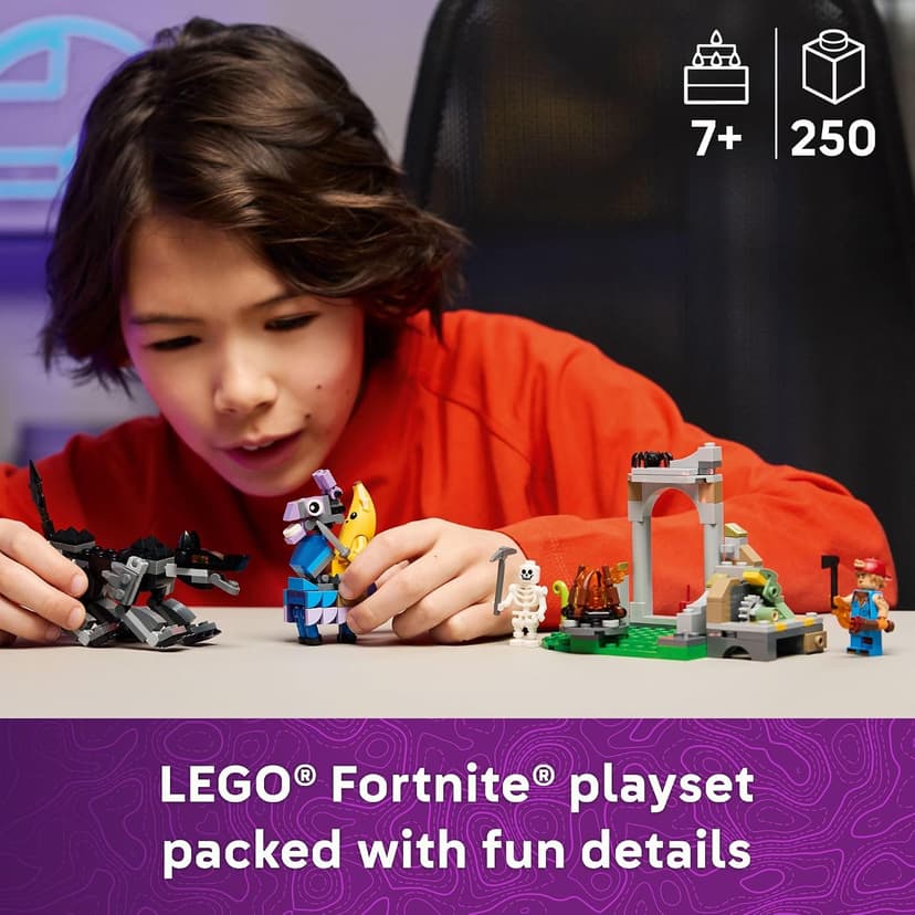LEGO Fortnite Peely & Sparkplug’s Camp Kids Toy - Pretend Play and Video Game Building Set for Girls & Boys, Ages 7+ - Fortnite Toy Figures Peely, Sparkplug, & More - Gift Idea for Birthdays - 77075 B0DRW647G6