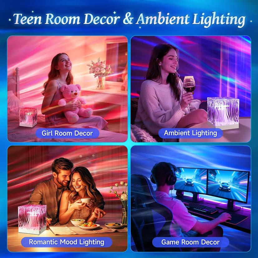 Christmas Gifts for Teens Northern Lights Projector,18 Color Gifts for Teen Boys Gifts for Teenage Girls,Remote Galaxy Projector for Bedroom Night Light for Kids Galaxy Light,Cute Room Decor Aesthetic