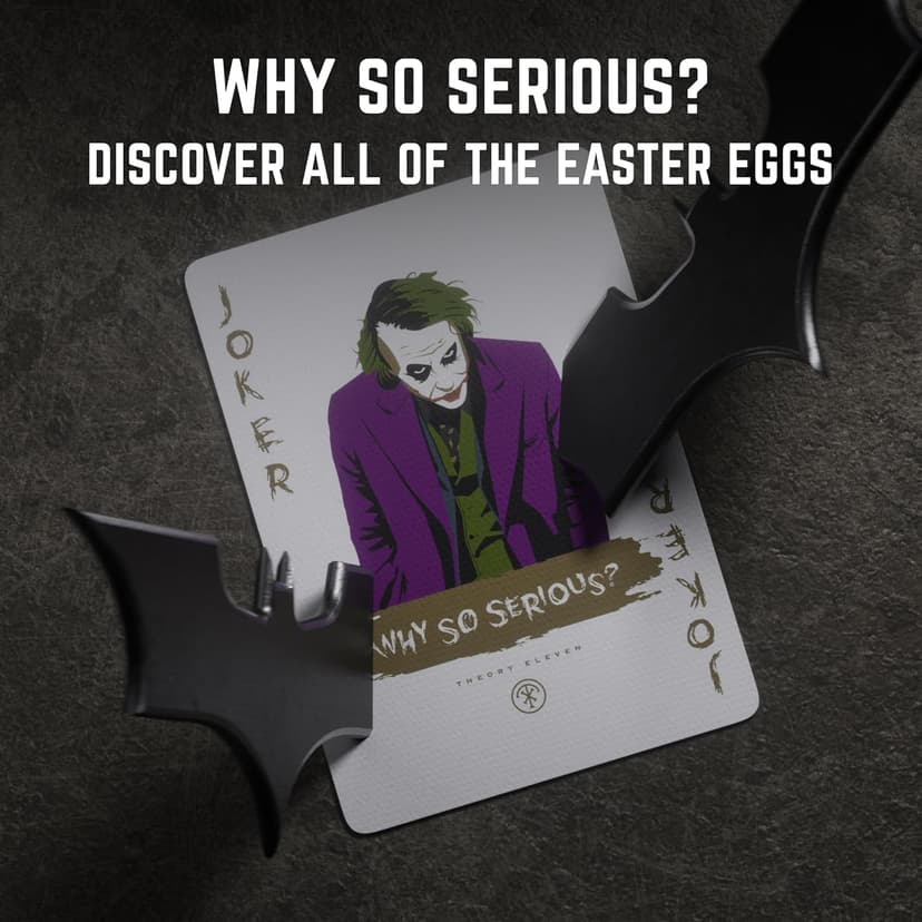 theory11 The Dark Knight Trilogy Premium Playing Cards - Officially Licensed Batman Theme Deck