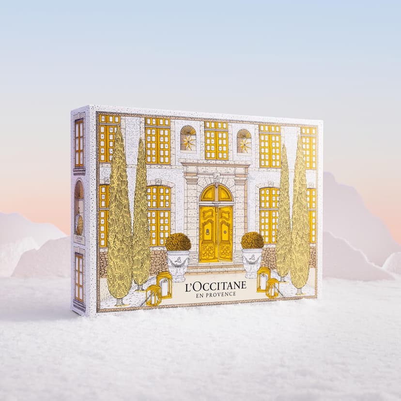 L'OCCITANE Advent Calendar, 24-Piece Luxury Beauty Countdown Holiday Gift Set Including Daily Skincare, Hair, Body & Fragrance, Travel Size Minis