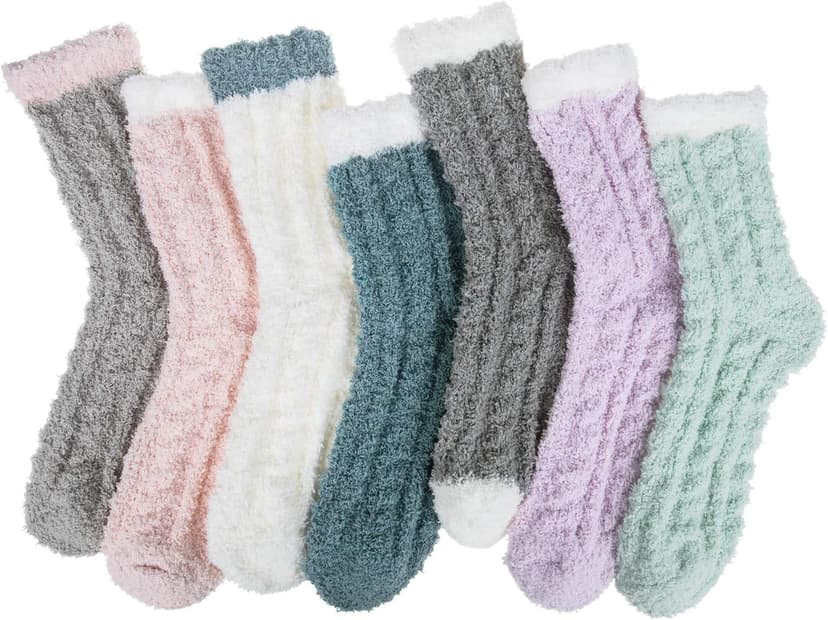 Womens Winter Fuzzy Socks Cozy Fluffy Sock Warm Fuzzy Christmas Socks for Women