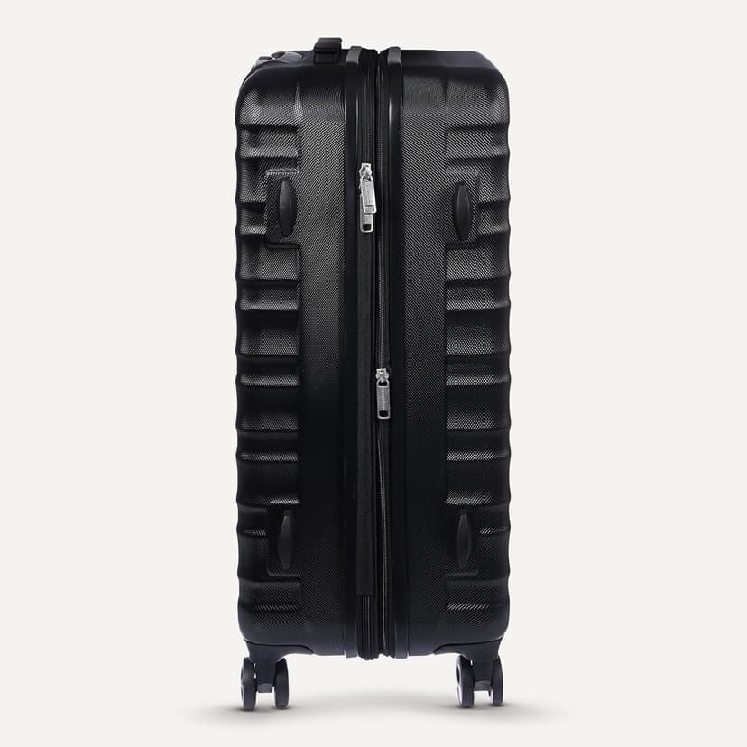 Amazon Basics 30" Hardside Large Checked Luggage, Hardshell Suitcase With Wheels, Expandable For Up to 15% More Space, With Scratch-Resistant Surface, Four Multi-directional Wheels, Black