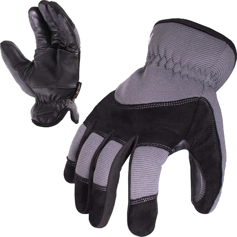 SKYDEER Super Soft and Warm Winter Gloves with Deersplit Leather Suede and 3M Thinsulate Insulation for Cold Weather SD5176T