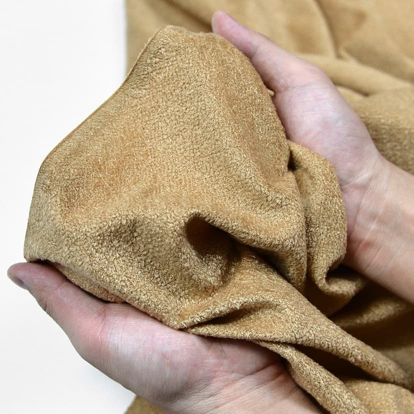 Surf turtle Thick Upholstery Fabric,Plush,Soft and Durable,Cat Scratch Proof for Sofa,Chair,Throw Pillow,Couch Cover Material 36''x60''(Khaki, 1 Yards)