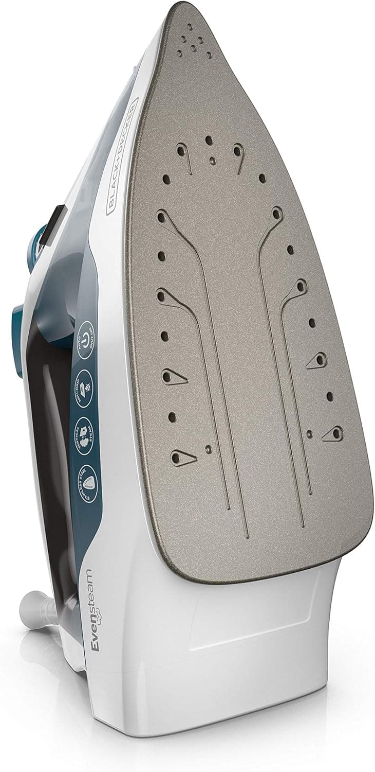 BLACK+DECKER Easy Steam Compact Iron, with Non Stick Soleplate