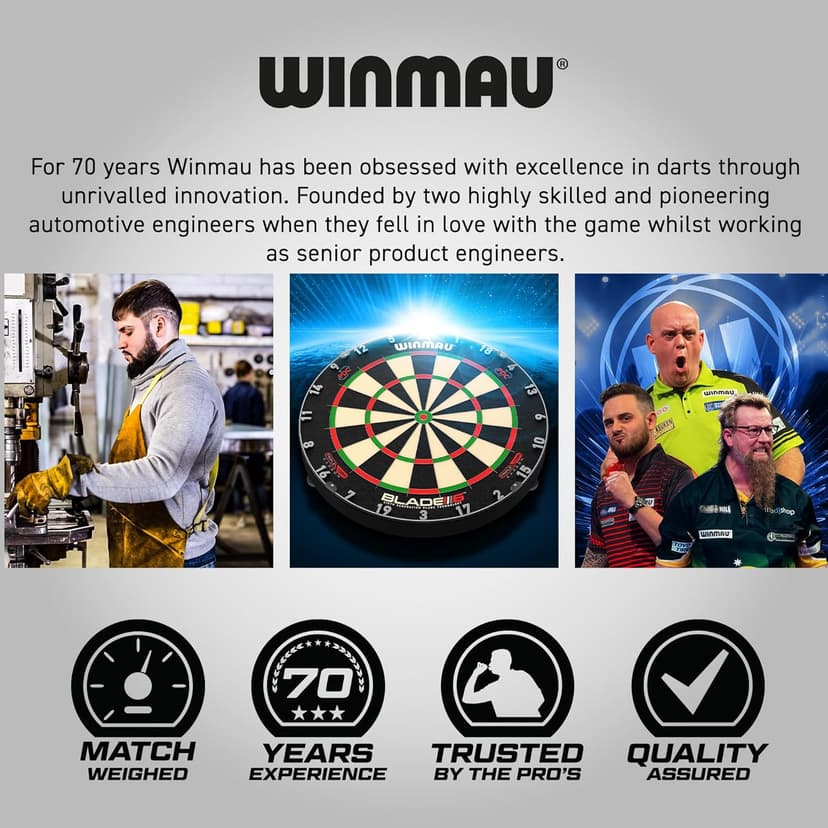 Winmau Diamond Plus Dart Board - Surround Set | Cabinet Set | Dartboard - Professional Darts Accessories - Variety of Options