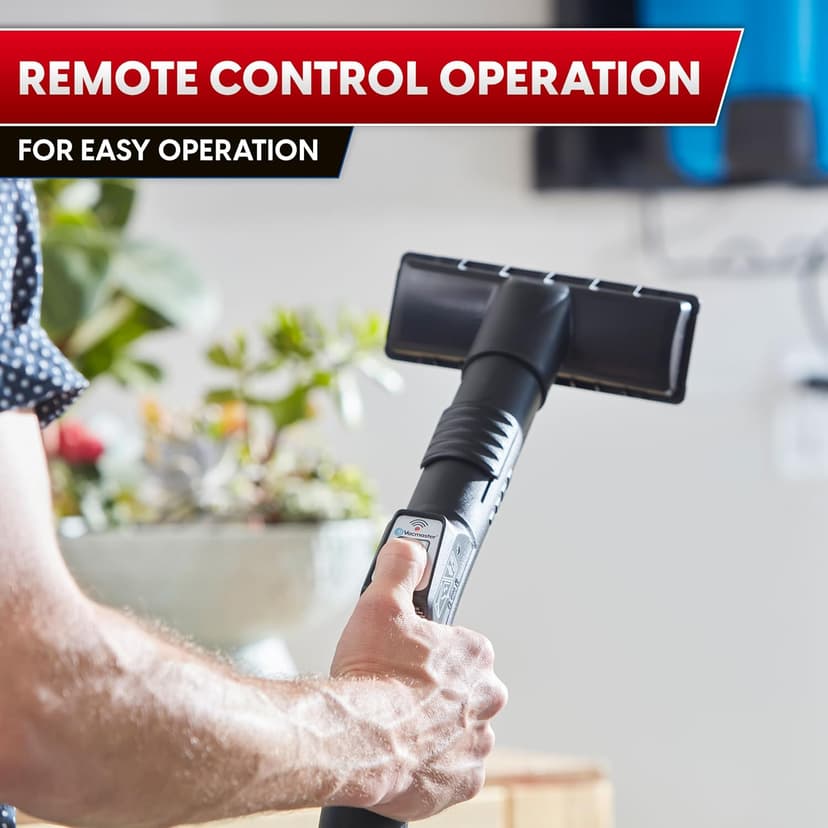 Vacmaster 5-Gallon* 5 Peak HP† Remote Control Wall Mount Wet/Dry Vac – VWMB508 1101