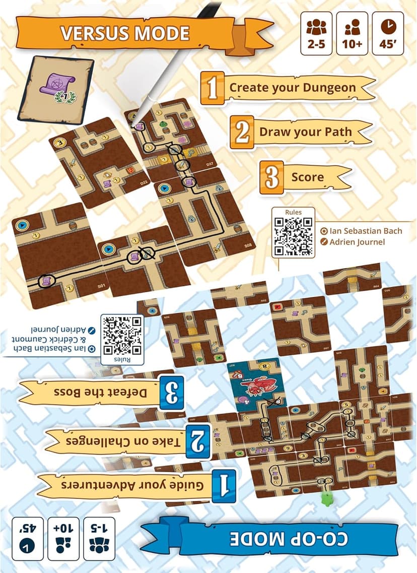 Captain Games Map Masters Card Game - Competitive or Cooperative Dungeon-Crawling Adventure & Strategy Game - Family Fun for Kids & Adults, Ages 10+, 1-5 Players, 30-60 Min Playtime