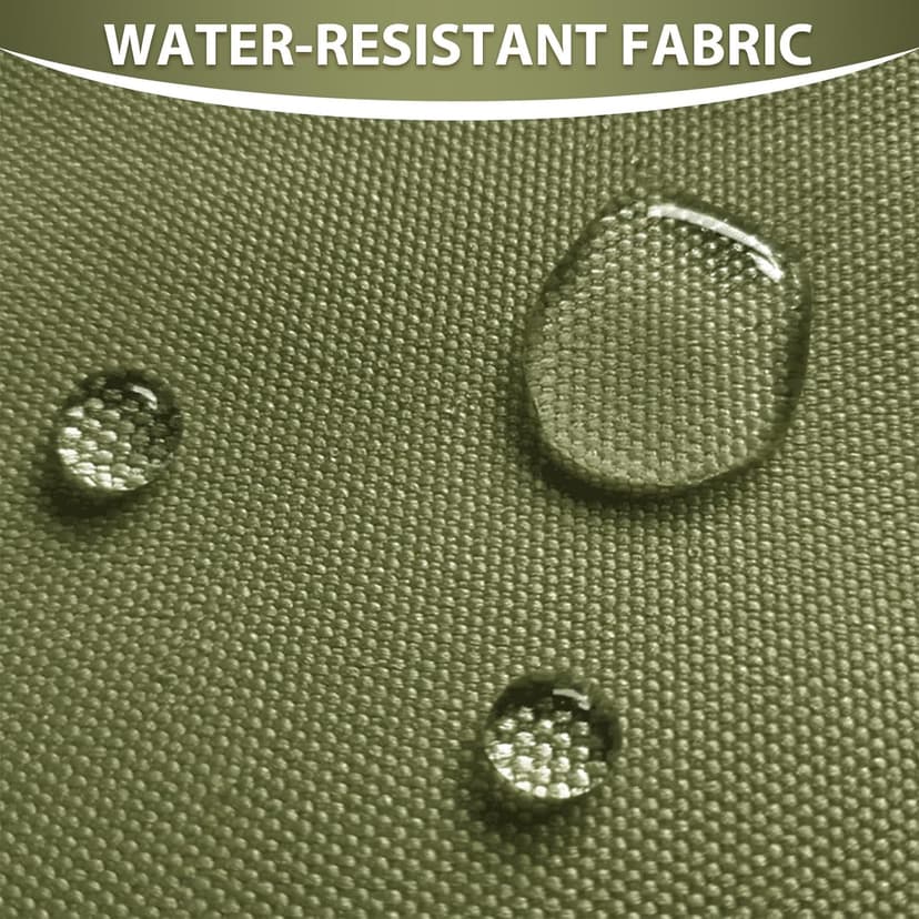 Waterproof Canvas Fabric by The Yard, UV Resistant 600D Outdoor Upholstery Material 58inch Cordura Fabric Water Resistant Fabric for Sewing Chair Patio Cushion Bag Interior, 1 Yard Olive Green
