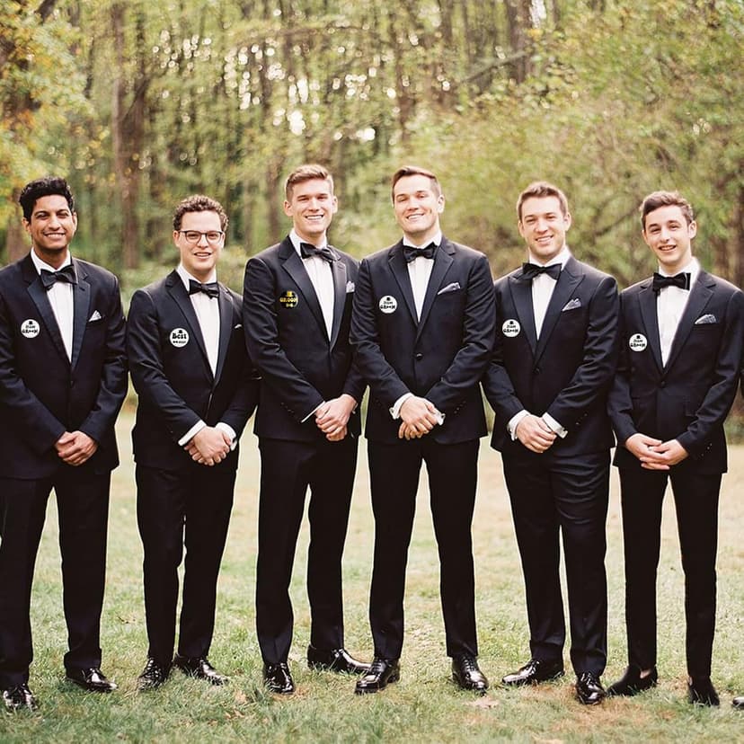 12 Pcs Bachelor Party Buttons Pins Set - Black Gold Groom Button, White Black Best Man Button and Team Groom Button Pins for Bachelor Party Supplies, Decorations, Ideas, Gifts, Jokes and Favors