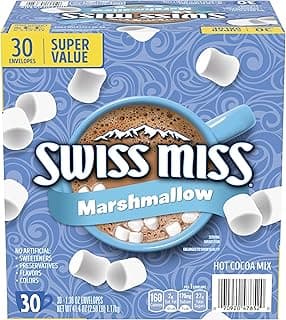 Swiss Miss Chocolate Hot Cocoa Mix With Marshmallows, 1.38 oz., 30-Count Envelopes