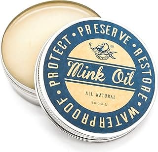 SALTY FISH Mink Oil for Leather Boots, Leather Conditioner Cleaner Waterproof Soften and Restore