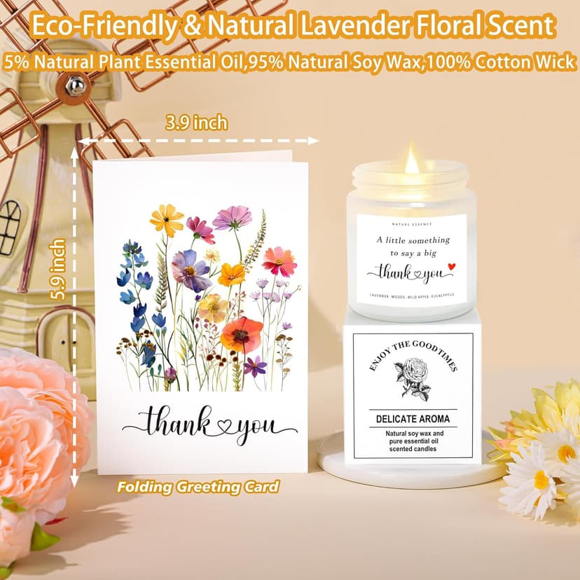 Thank You Gifts for Women Coworkers, Appreciation Farewell Goodbye Going Away Gifts for Coworker Friends Teacher Employees, Christmas Mothers Day Birthday Gifts for Women Set of 6