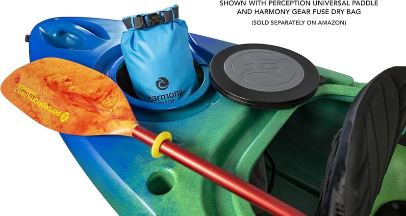 Perception Flash 9.5 | Sit Inside Kayak | Rod Holders and Rear Storage