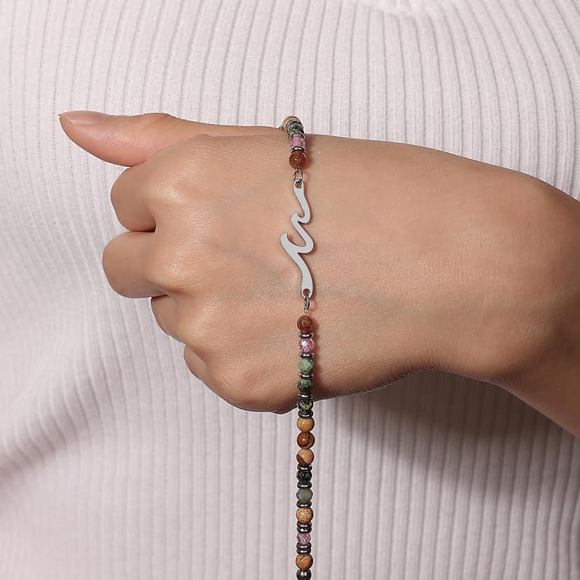 TONY & SANDY Friend Gifts for Women, Unique Birthday Gifts for Women, Sister Gift from Sister, Wave Bracelet, Christmas Stocking Stuffers for Woman Female, Bestie Friendship Bracelets B0FMNH4N6P