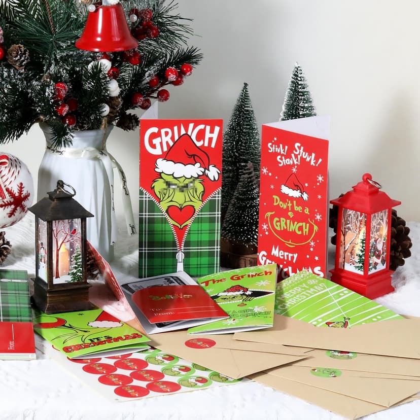 30 Christmas Money or Cards Holders with Envelopes,Unique Xmas Gift Box for Cash, Checks, or Gift Cards, Surprise Christmas Gifts for Colleagues, Friends, Classmates, and Family Members