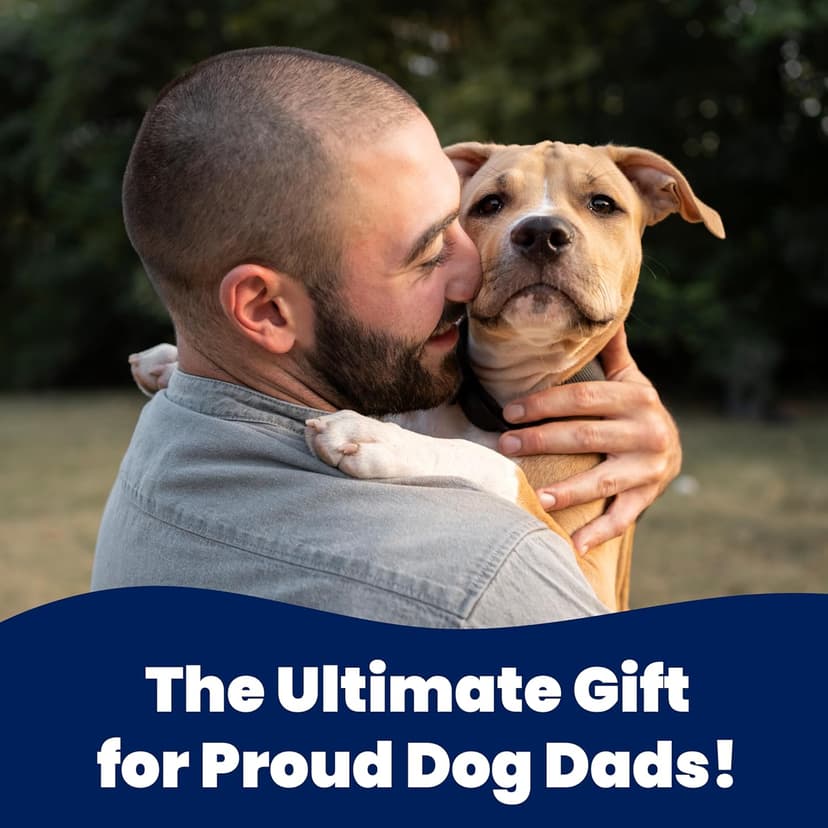 Funny Dog Dad Gift Pen Set – 5 Black Ink Ballpoint Pens with Stylus Tip & Metal Barrel with Doggy-Themed Quotes – Cool Dog Dad Gift for Men for Christmas, Stocking Stuffers, Birthday, Father’s Day